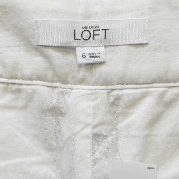 New Ann Taylor LOFT Riviera Shorts Woven Stripe 6 - Picture 5 of 7